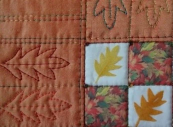 When the leaves fall - Journal Quilt