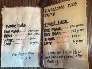 Recipe for homemade rice paste - Indigo