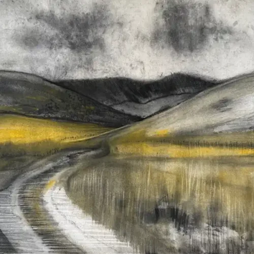 Breaking Storm - Pastels  Paintings