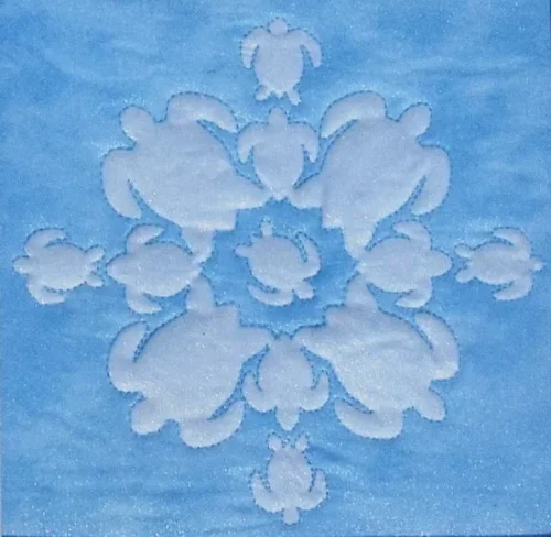 Sipadan Turtles - traditional quilts