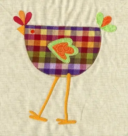 Funky Chicken - Traditional Quilt