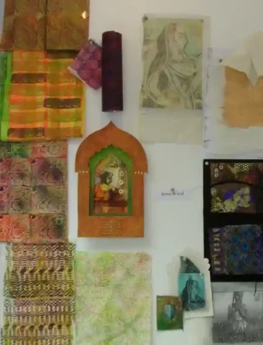 A Rajasthan Window - Quilt Art