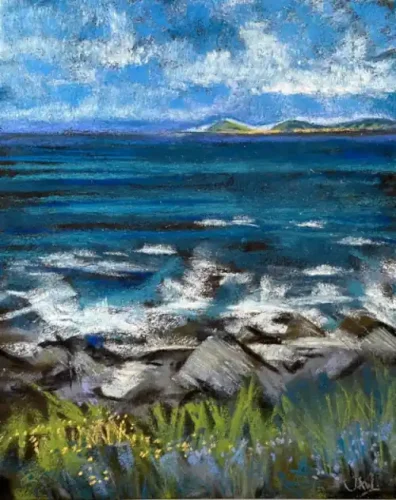 Samson from the Garrison - Pastels  Paintings