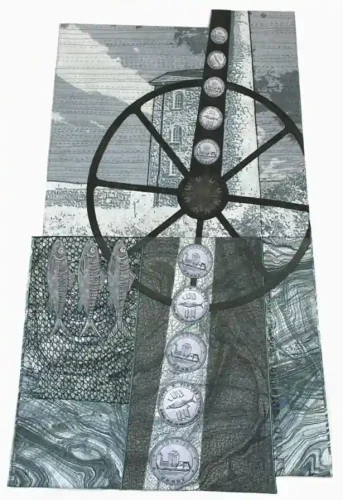 Ten Tin Pennies - Quilt Art