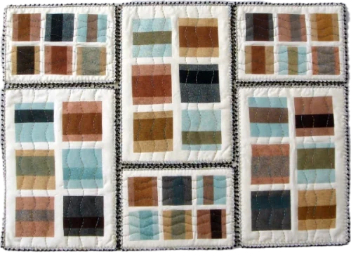 Waves of Six - Journal Quilt