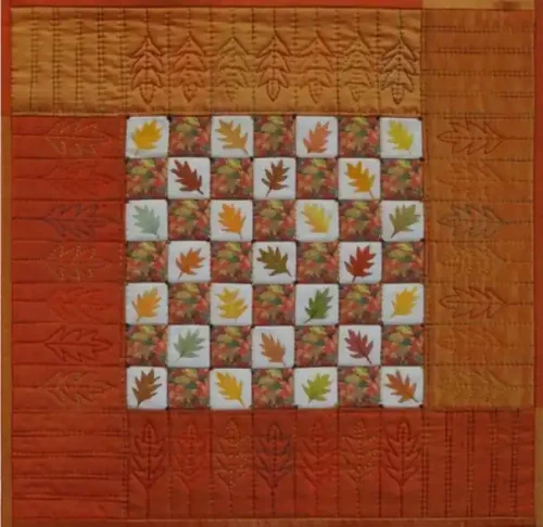 When the Leaves Fall - Journal Quilt